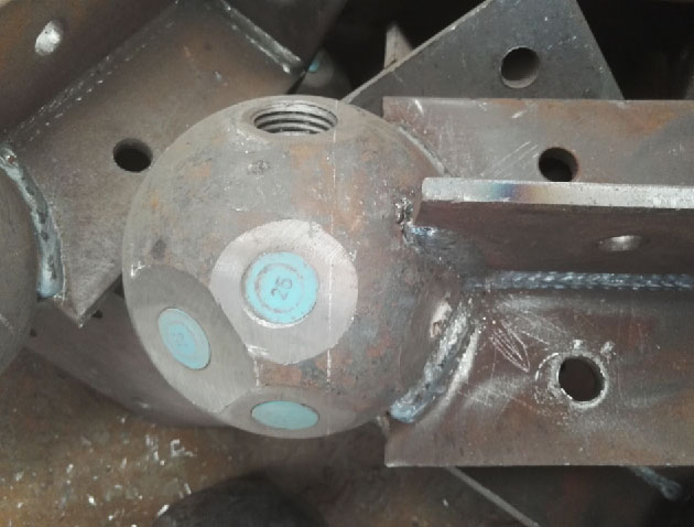 海口螺栓球球塞，网架配件